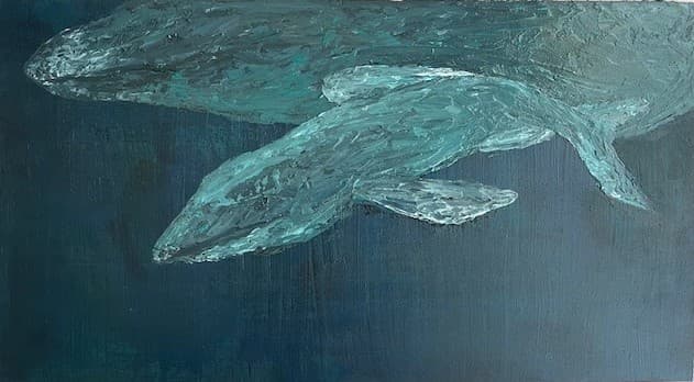 クジラのエネルギーアート